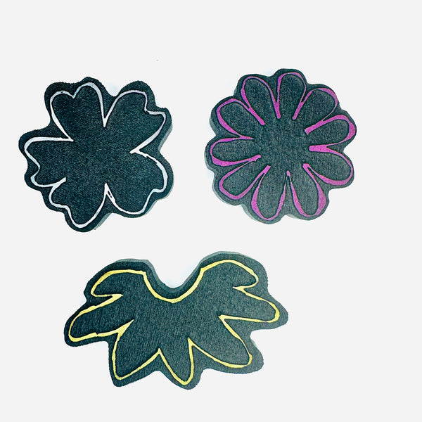 Char DeRouin | All the Petals | Art Foam Stamps (Set of 3)
