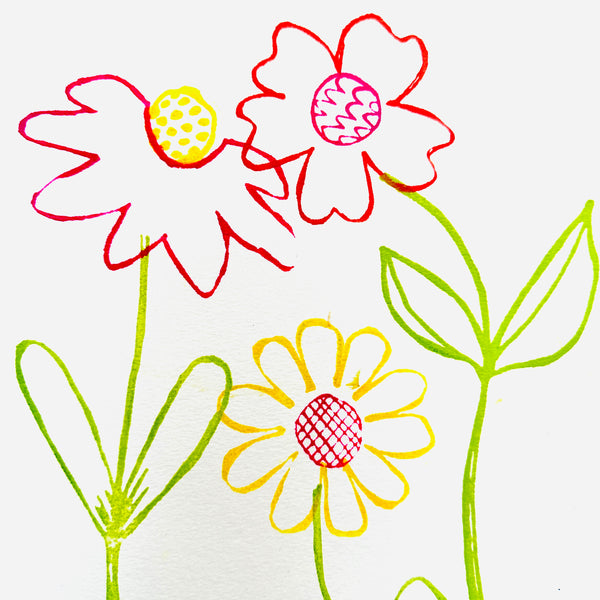 Char DeRouin | All the Petals | Art Foam Stamps (Set of 3)