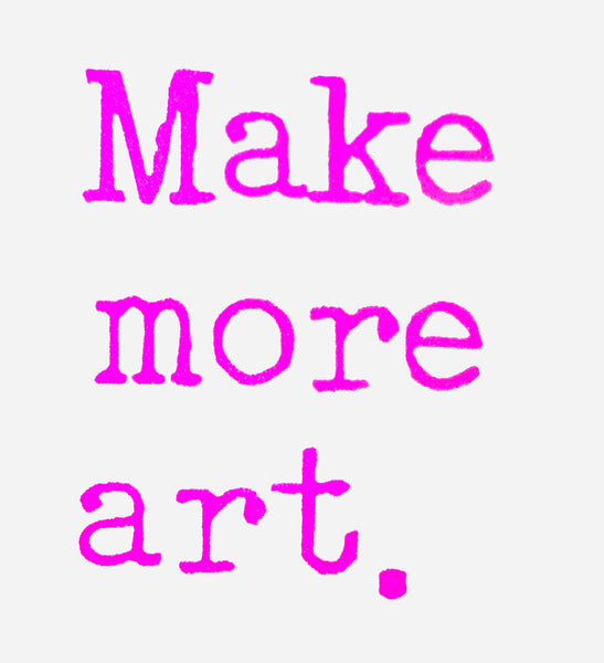Heather Baley | Make More Art | Art Foam Stamp