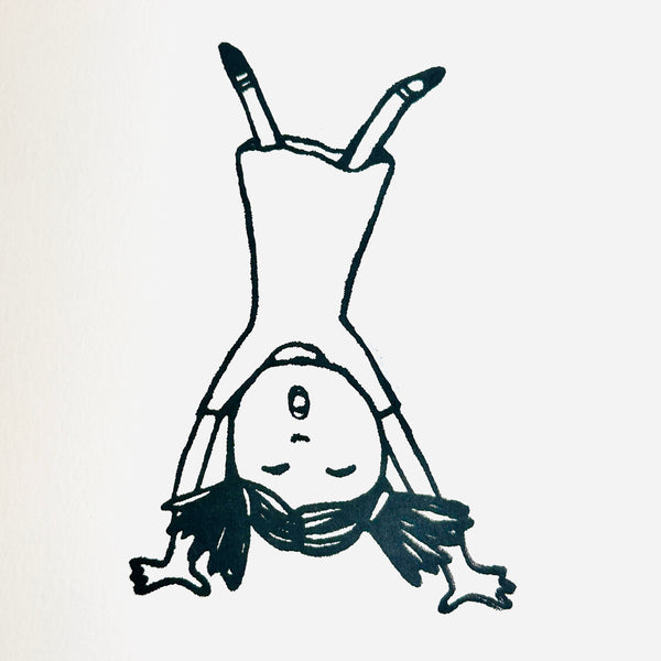 Puffer | Handstand | Art Foam Stamp