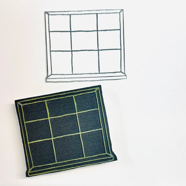 Patti Hodder | Window 3 | Art Foam Stamp