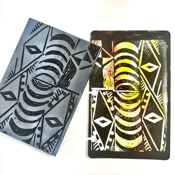 Briana Goetzen | Intuitive Carving | Art Foam Stamp