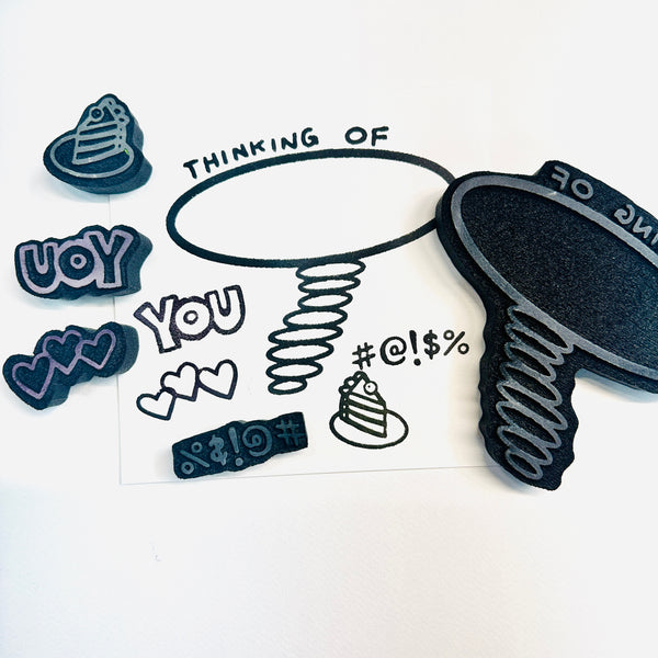 Lydia Leonard | Thought Bubble Collection | Art Foam Stamps (Set of 5)