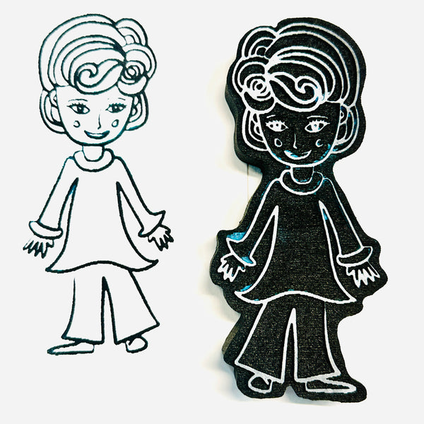 Jenny Maroney | Lookin Cute | Art Foam Stamp