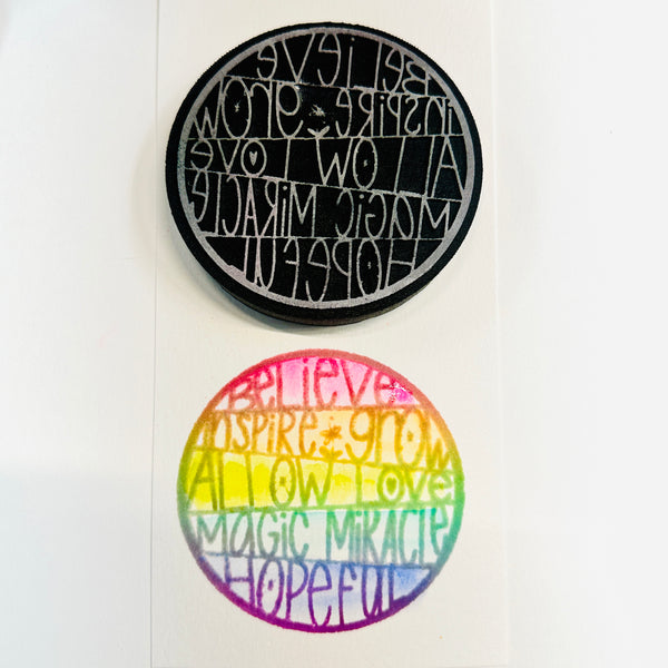 Janis Sigmund | Circle of Inspo | Art Foam Stamp