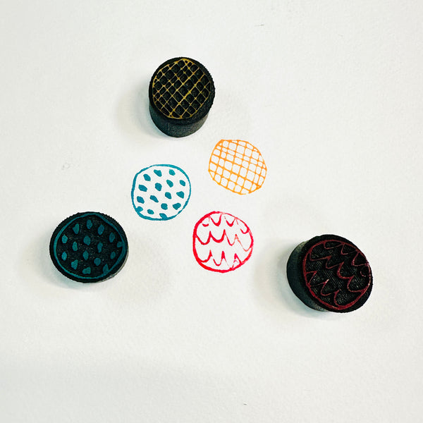 Char DeRouin | All the Pistils | Art Foam Stamps (Set of 3)