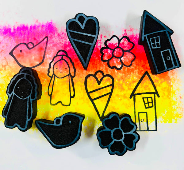 Kecia Deveney | Charming | Foam Stamps - Set of 5