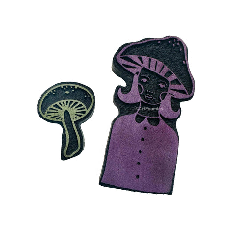 Megan Quinlan | Mushie Maiden | Foam Stamps - Set of 2