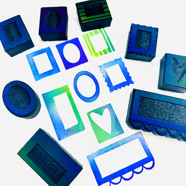 Leaca Young  | Conversation Blocks | Foam Stamps - Set of 8