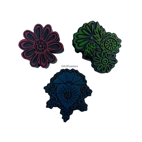 Crafty Chica | Embellishments | Foam Stamps - Set of 3