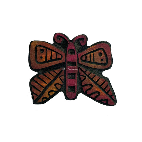 Elizabeth St. Hilaire | Square Butterfly | Foam Stamp