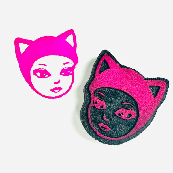 Kae Pea | CatHat | Foam Stamp