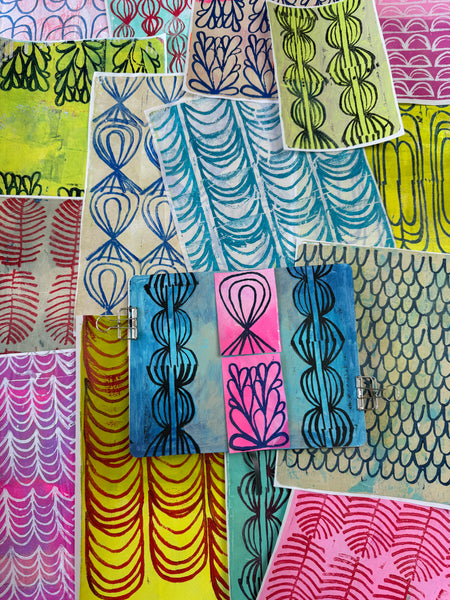 Jennifer Penick | ATC Set 2 | Foam Stamps (Set of 6)