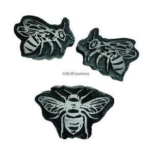 Kae Pea | Honeybees | Foam Stamps - Set of 3