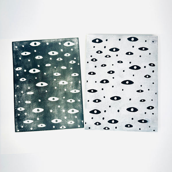 Kae Pea | All Eyes on You Imprint Pad | Foam Stamp