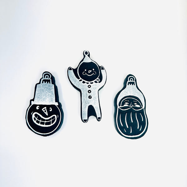 Danita Art | Whimsy Winter Ornaments | Foam Stamps (Set of 3)