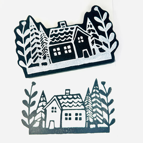 Jone Hallmark | Winter Home | Foam Stamp