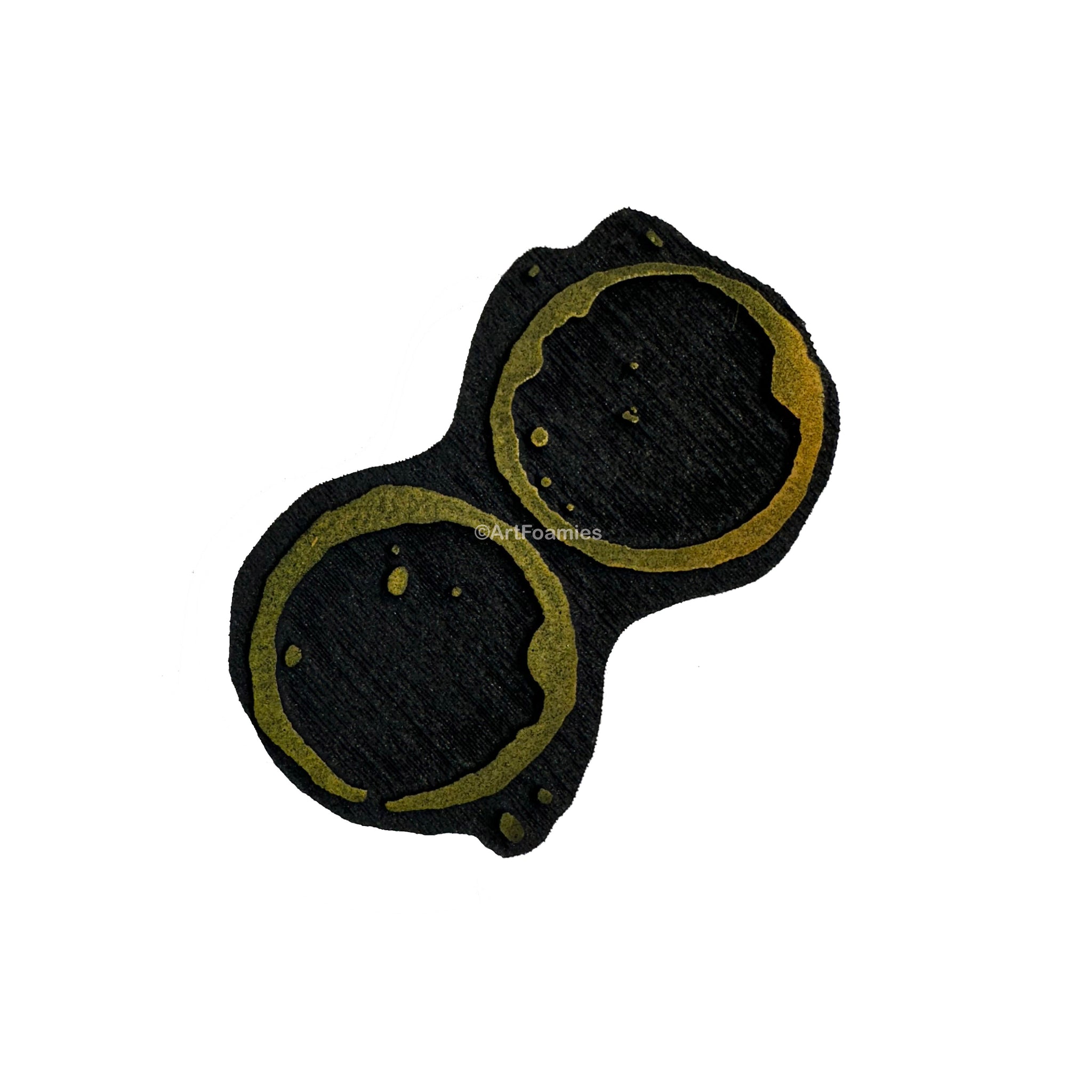 Heather Baley | Coffee Rings | Foam Stamp