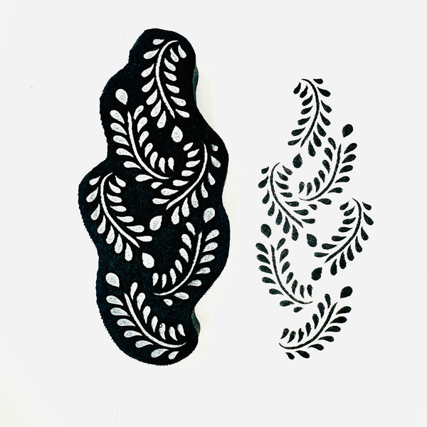 Crafty Chica | Fern Swag | Art Foam Stamp