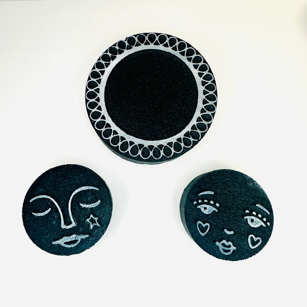 Kae Pea | Sweet Cheeks and Star Shine | Foam Stamps (Set of3)
