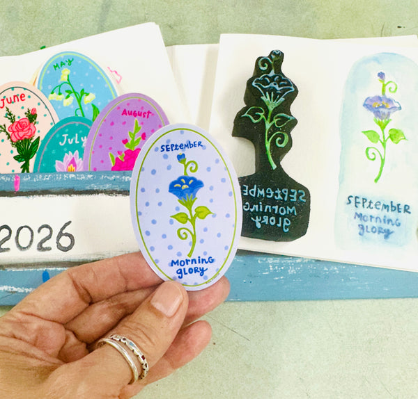 Kae Pea | Morning Glory | Foam Stamp (Sept. 26) (Copy)
