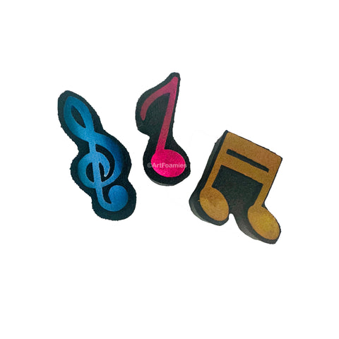 Kae Pea | Music Notes | Foam Stamps - Set of 3