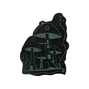 Wendy Aspinall | Toadstool Village | Foam Stamp