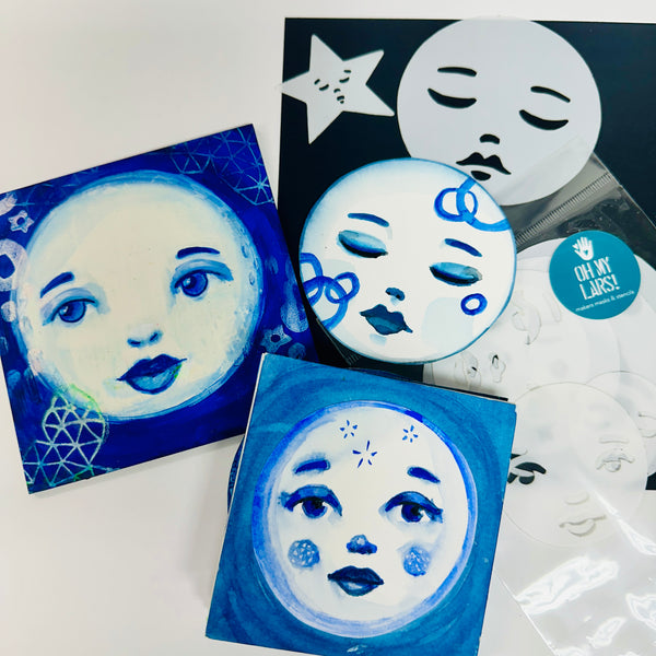 Oh My Lars | Many Moons | SP* Mask by Kae Pea (Set of 9)