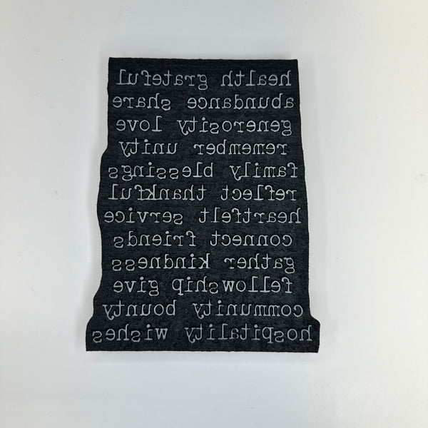 Heather Baley | Thankful Words | Art Foam Stamp