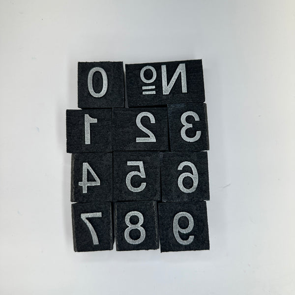 Heather Baley | Vintage Numbers | Art Foam Stamp (Set of 11)