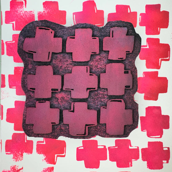 Heather Baley | Swiss Crosses too | Foam Stamp