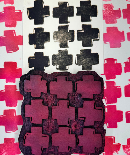 Heather Baley | Swiss Crosses too | Foam Stamp