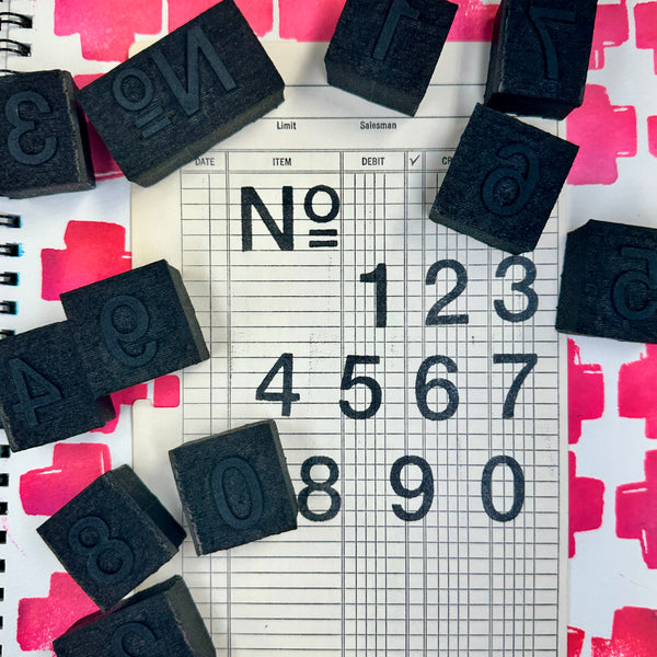 Heather Baley | Vintage Numbers | Art Foam Stamp (Set of 11)