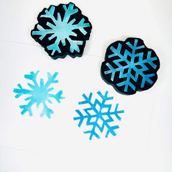 Sarah Matthews | Snowflakes | Foam Stamp (Set of 2)