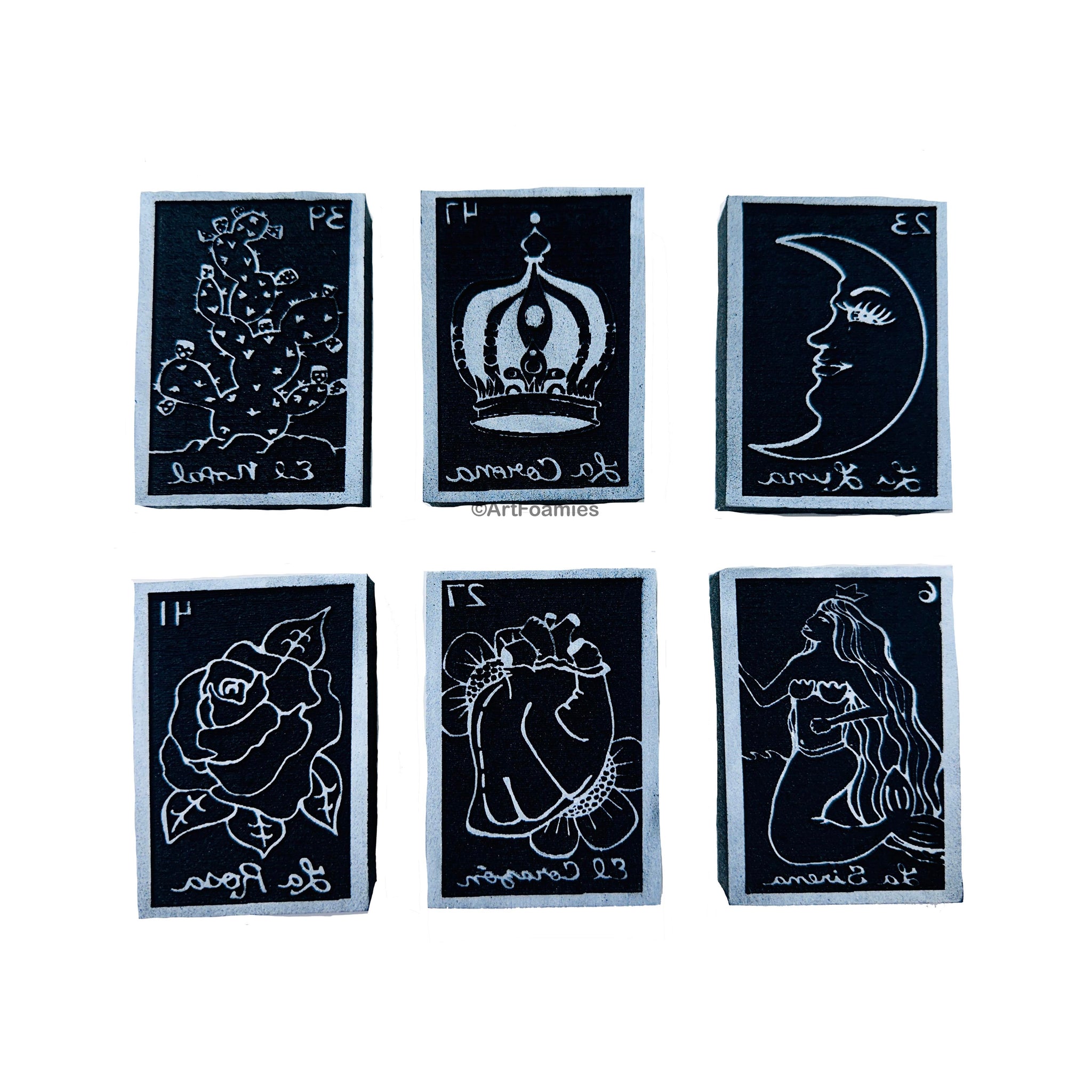 Patty McFarlane | Loteria | Foam Stamps - Set of 6