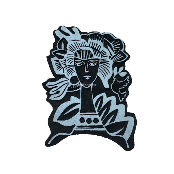 Jan Bryant | Leafy Lady | Foam Stamp