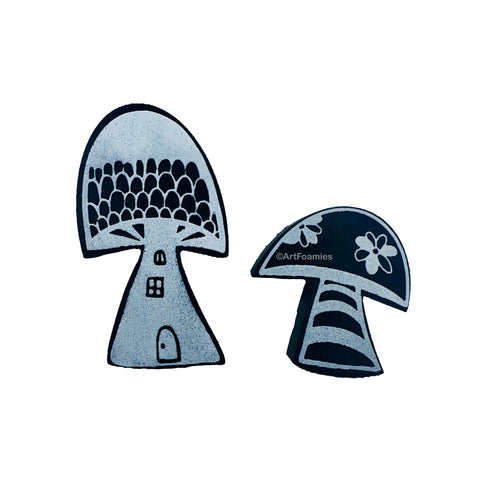 Wendy Aspinall | Shroom Rooms | Foam Stamps - Set of 2
