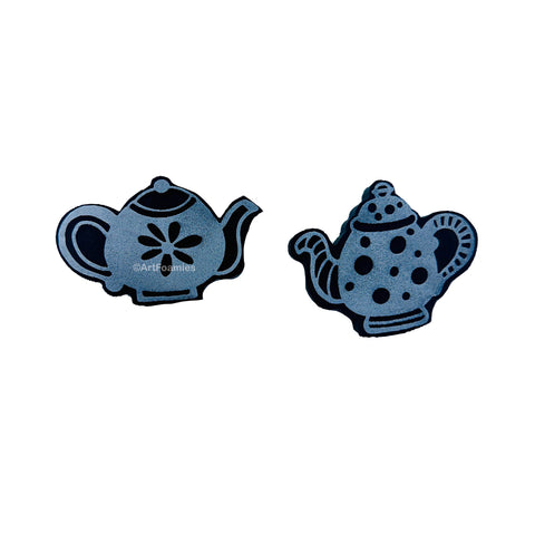 Wendy Aspinall | Two Teapots | Foam Stamps - Set of 2