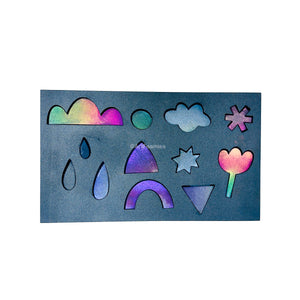 Spotgirl Design | Balance Block Bits | Foam Stamps - Set of 12