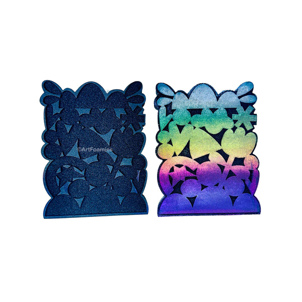 Spotgirl Design | Balance Blocks Positive & Negative | Foam Stamps - Set of 2