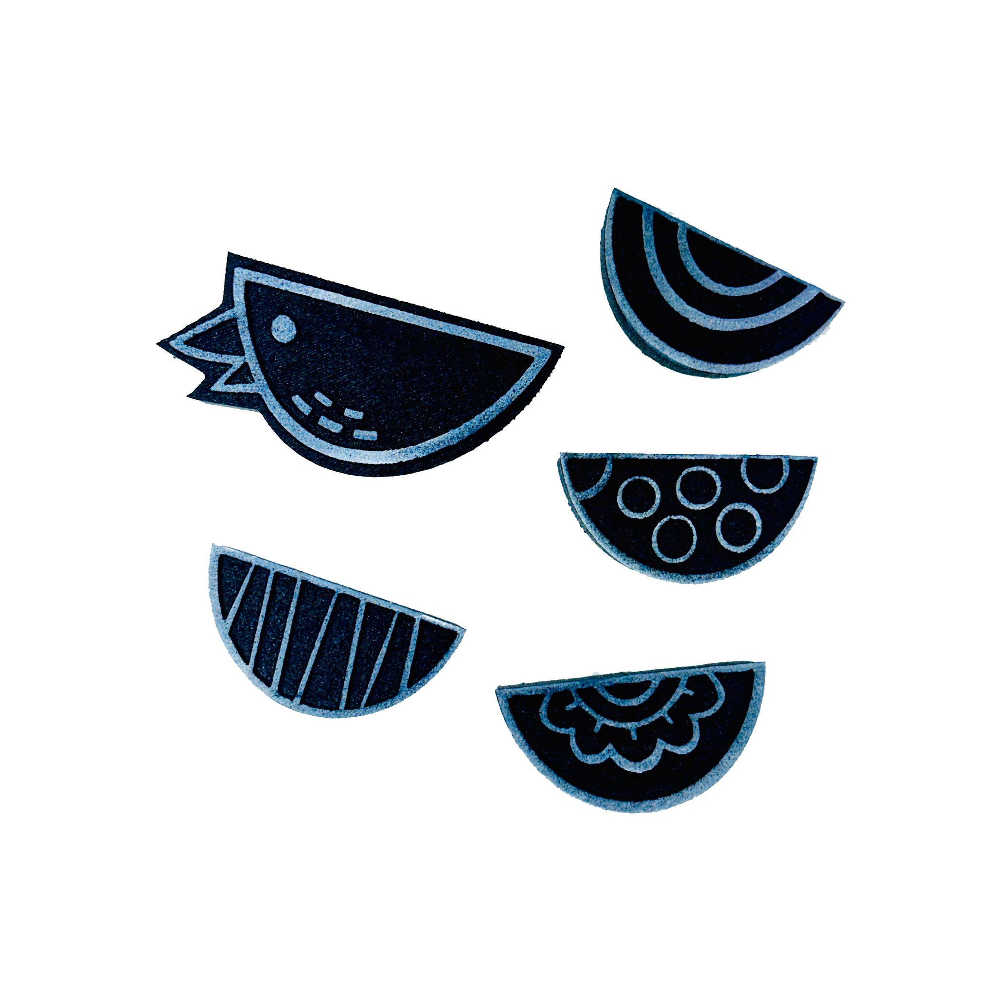 Spotgirl Design | Birdie 2 | Foam Stamps - Set of 5