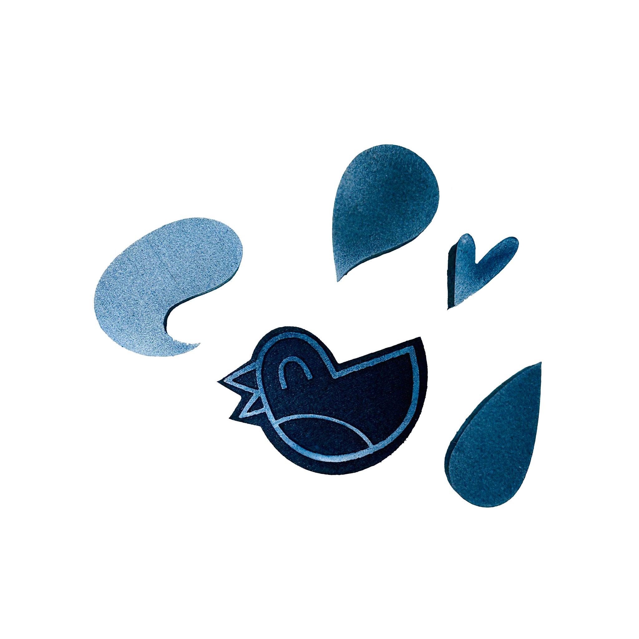 Spotgirl Design | Birdie 3 | Foam Stamps - Set of 5