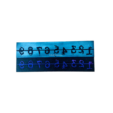 Seth Apter | Number Line | Foam Stamp