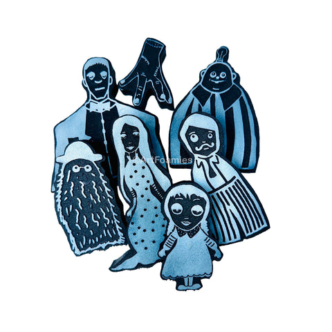Wendy Aspinall | The Whole "Dam" Family | Foam Stamp