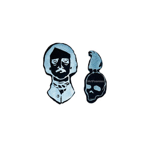 Kae Pea | Quoth the Raven, Nevermore | Foam Stamps - Set of 2