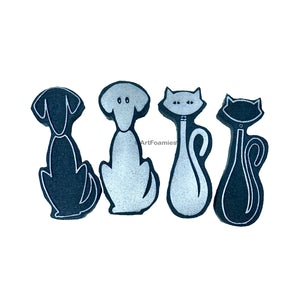Christina Fidanza | MidMod Pets | Foam Stamps - Set of 4