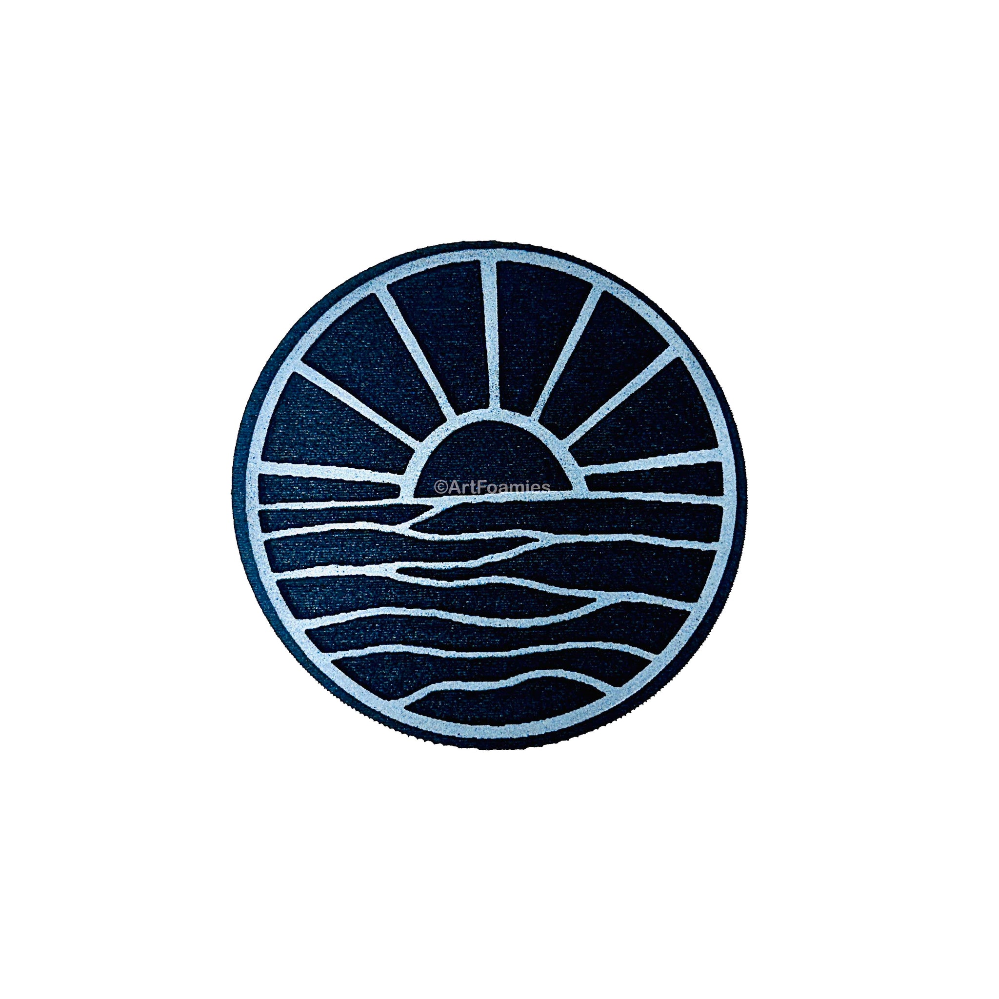 Maxi Moon | Stained Glass Sunset | Foam Stamp