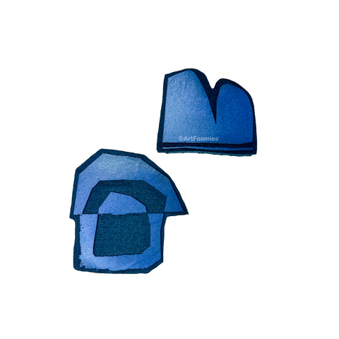 Roben Marie | Slope & Slice | Foam Stamps - Set of 2