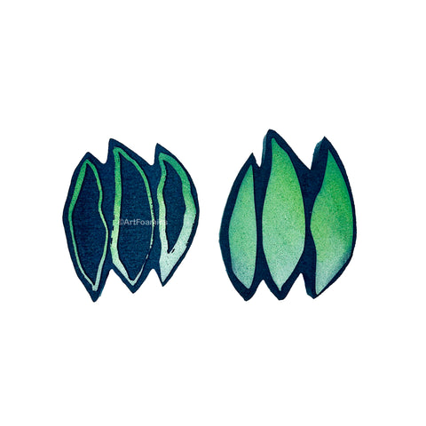 Roben Marie | Leaf it to Me | Foam Stamps - Set of 2