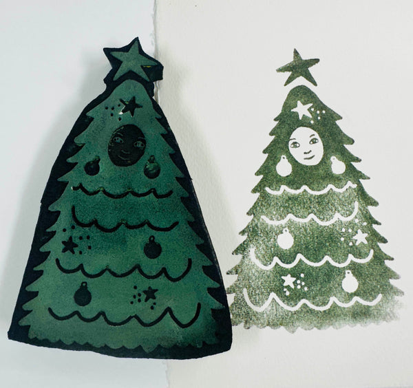 Wendy Aspinall | Christmas Tree Suit | Foam Stamp